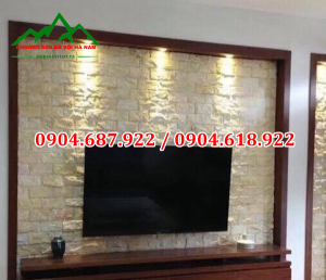 đá bóc vàng trang trí