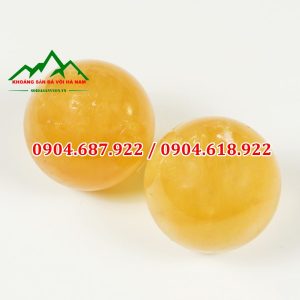 cầu lăn tay thạch anh vàng