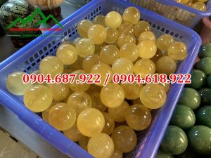 cầu thạch anh vàng mini