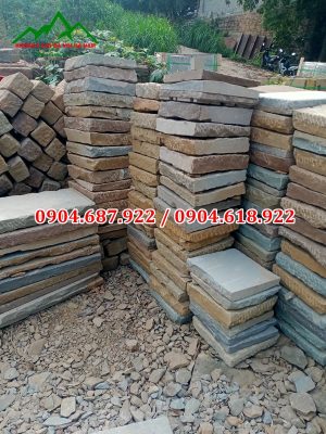 phiến sa thạch lát bước dạo