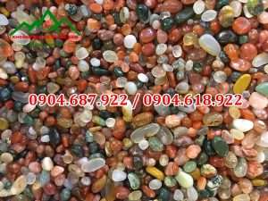 sỏi thạch anh ngũ sắc