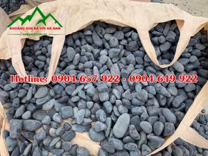 Sỏi cuội đen tự nhiên