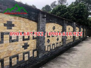 đá bóc vàng ốp tường