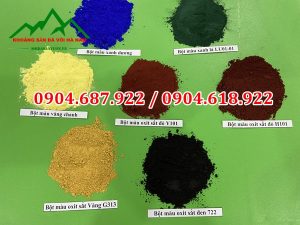 bột màu oxit sắt