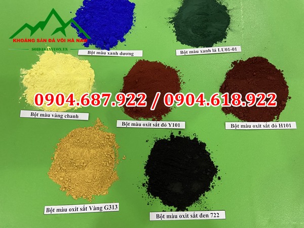 bột màu oxit sắt