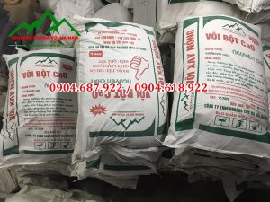 vôi bột khử trùng