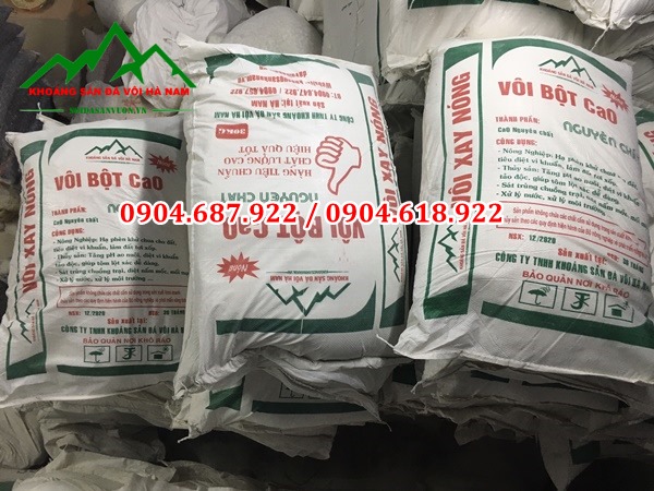 vôi bột khử trùng