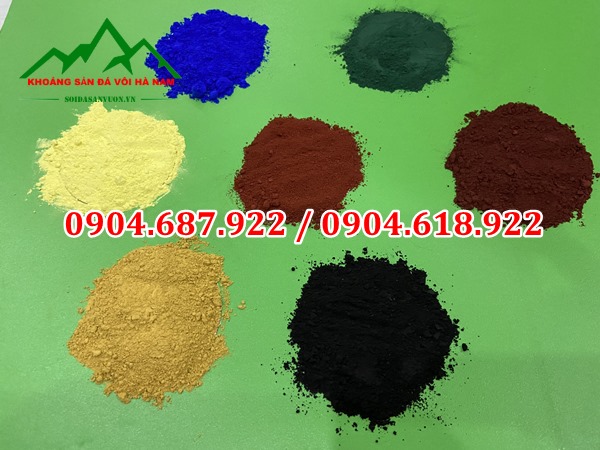 bột màu oxit sắt công nghiệp