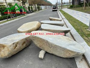 ghế công viên đá tự nhiên