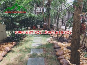 đá cuội và sỏi trang trí tiểu cảnh