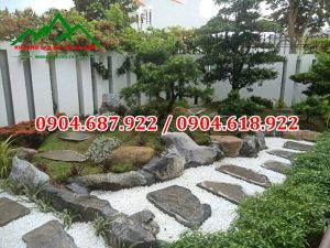 bán sỏi cuội trắng trang trí