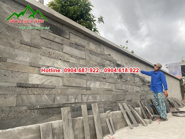 cung cấp đá ong xám ốp tường