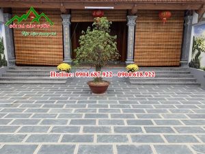 cung cấp đá xanh rêu mài chà viền