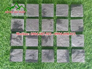 Đá chẻ thô xanh đen