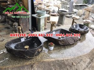 bán chậu rửa tay đá cuội