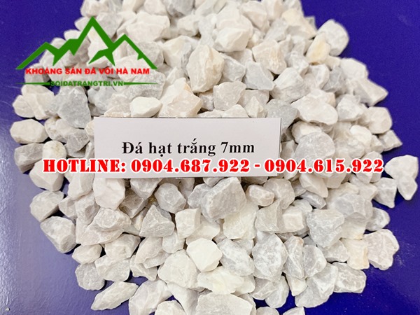 đá dăm trắng trang trí