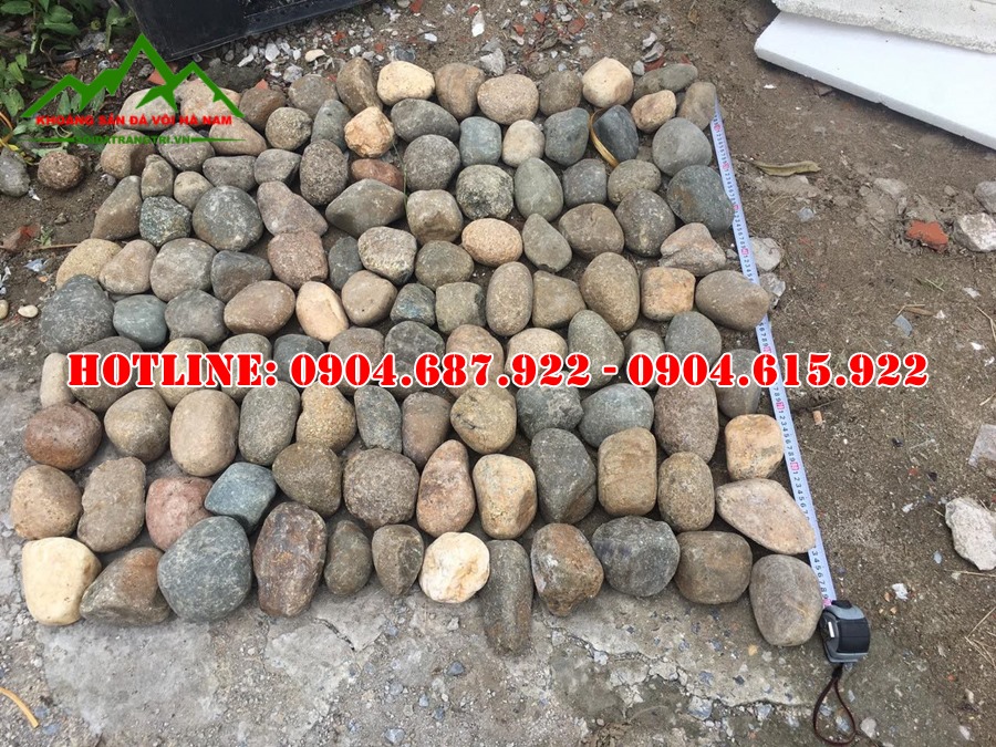 Đá cuội trang trí sân vườn