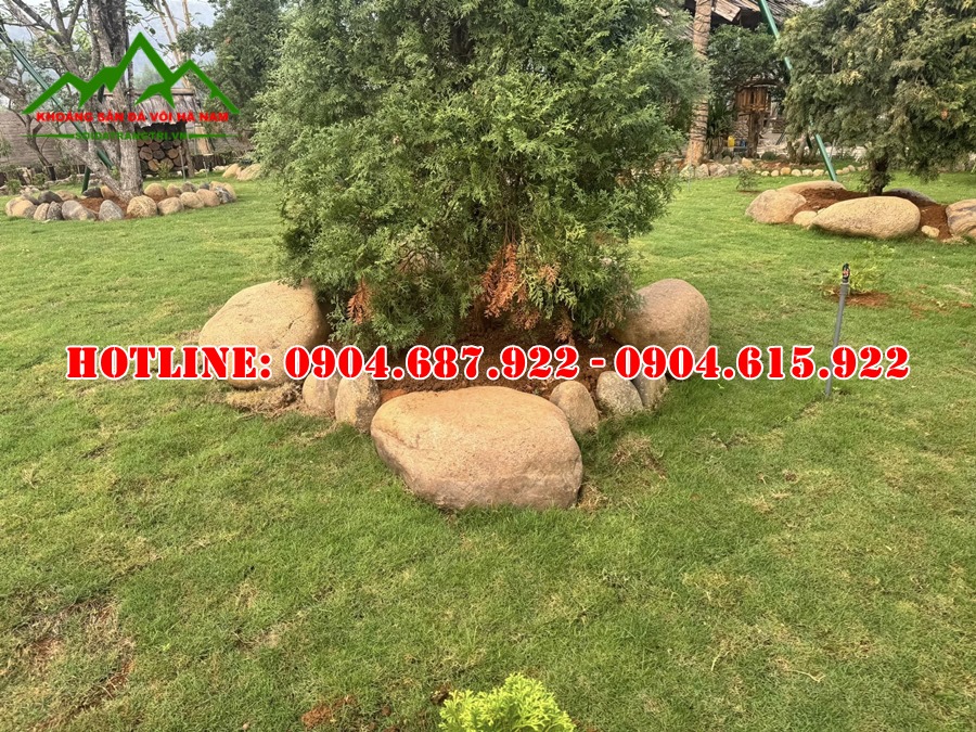 Cung cấp đá cuội trang trí sân vườn