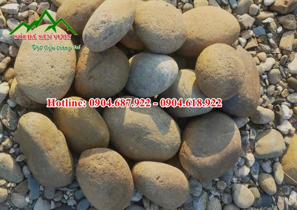 Mãu đá cuội trang trí sân vườn đẹp