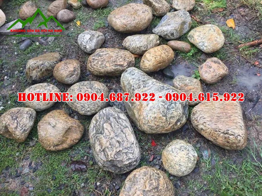 Đá cuội trang trí sân vườn