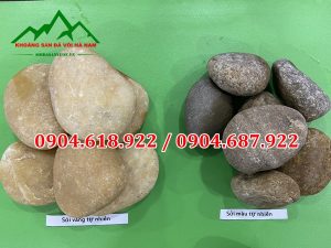 Sỏi cuội tự nhiên rải sân vườn