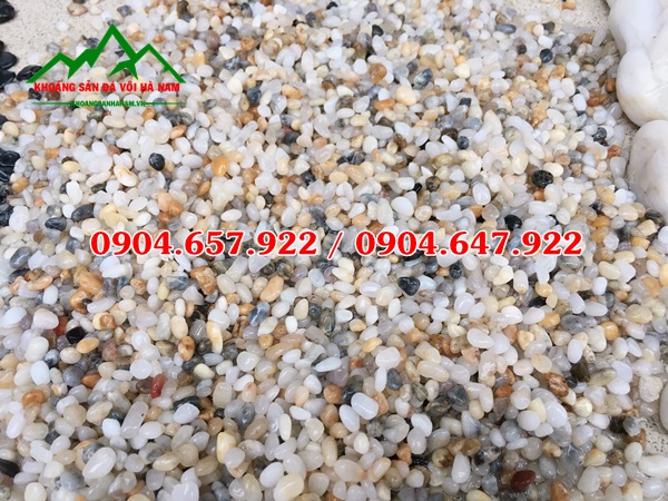 sỏi biển ba màu tự nhiên