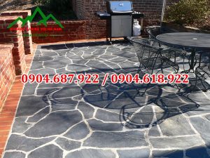 đá rối đen lát nền