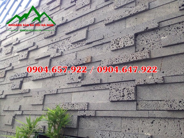 đá ghép ong xám ốp tường