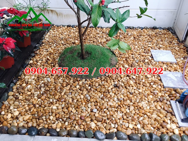 thi công rải sỏi sân vườn