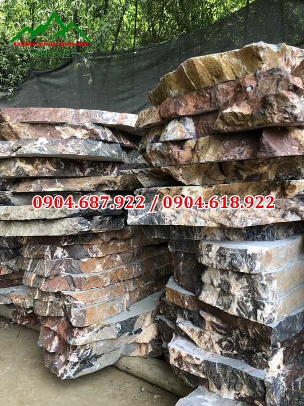 đá xanh vân mây đá bước dạo sân vườn