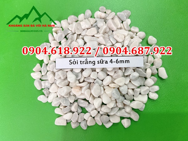 Sỏi trắng sữa 2-3mm