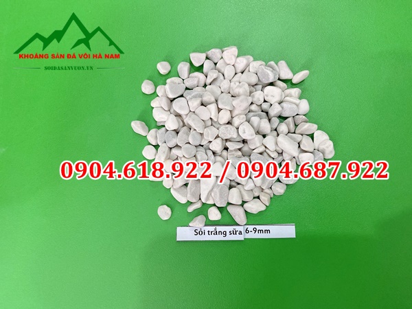 Sỏi trắng sữa 6-9mm