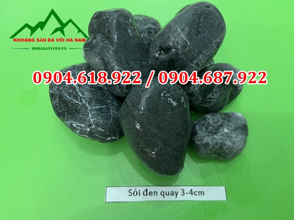 Sỏi đen quay 30-40mm