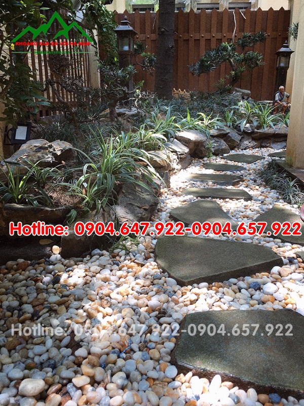 Sỏi trang trí sân vườn TPHCM
