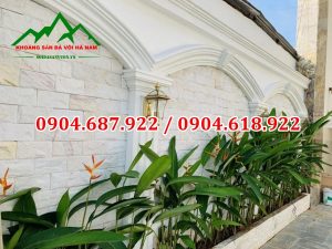 đá bóc trắng trang trí