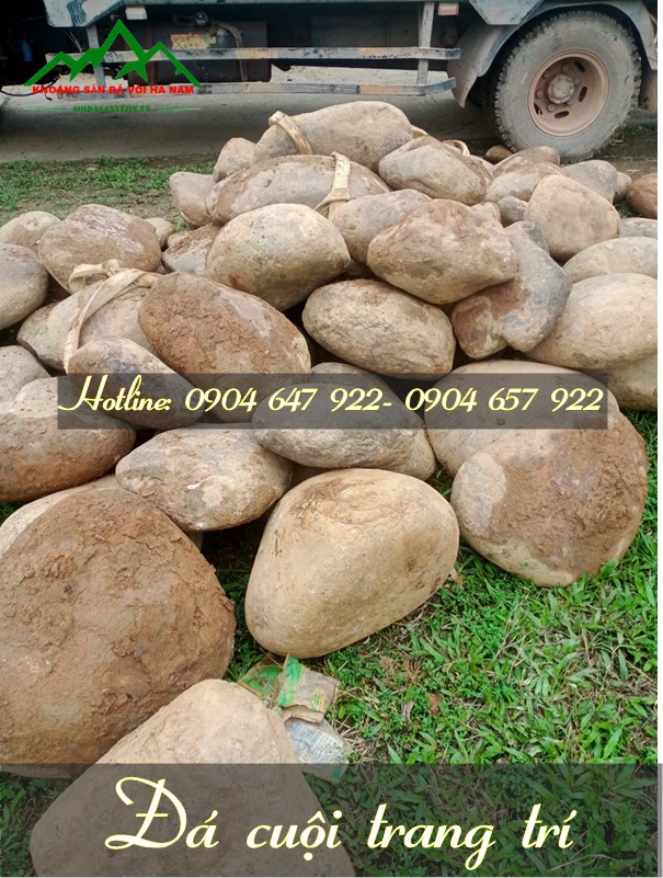 đá cuội trang trí sân vườn
