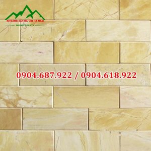 đá mài vat cạnh vàng ốp tường