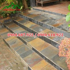 đá slate đa sắc lai châu lát nền