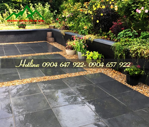 Giá đá slate Lai Châu lát sân