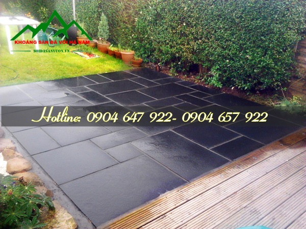 Giá đá slate Lai Châu lát sân