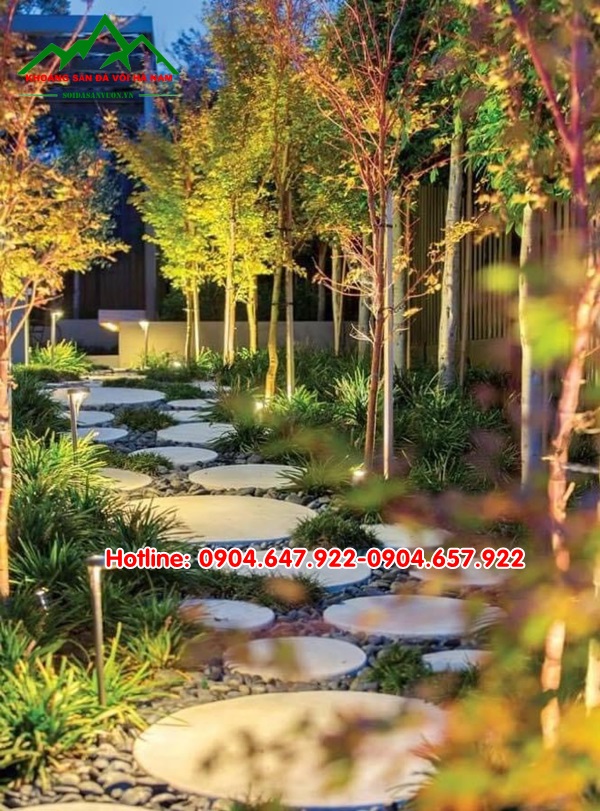 Đá sỏi lát sân vườn