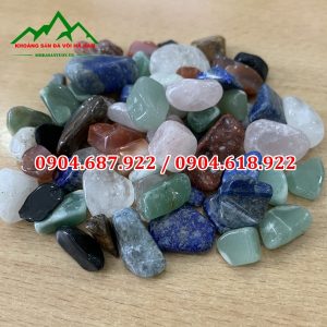 thạch anh vụn ngũ sắc