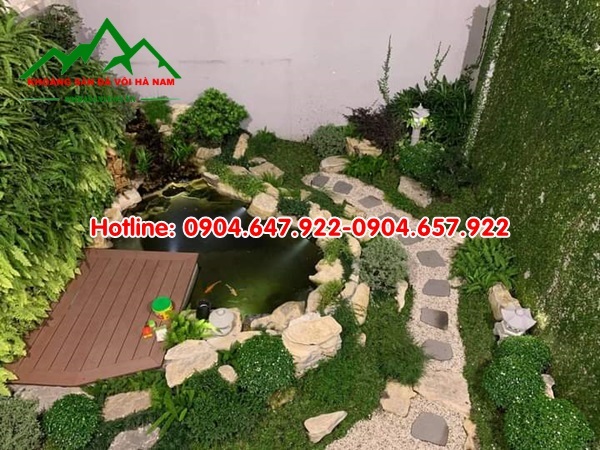 sỏi trang trí hồ cá