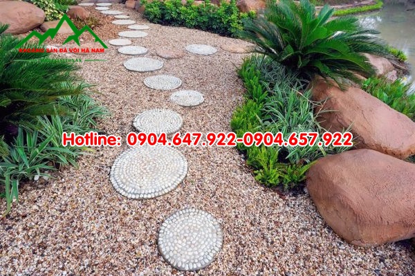 Sỏi biển sân vườn