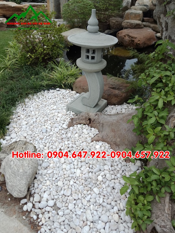 Sỏi trắng sân vườn