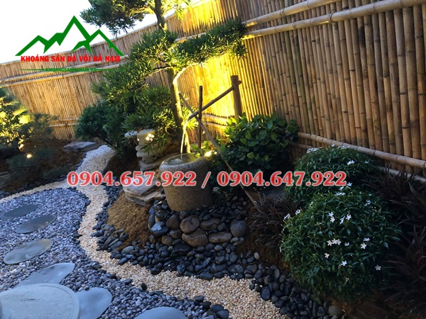 thi công rải sỏi sân vườn