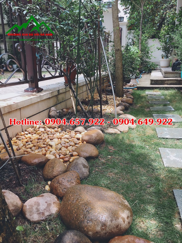 cung cấp sỏi cuội sân vườn