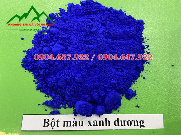 Bột màu xanh dương