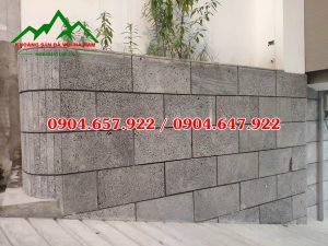 đá ong xám ốp tường