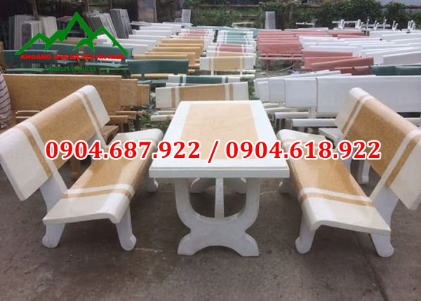 bột màu oxit săt sản xuất bàn ghế đá